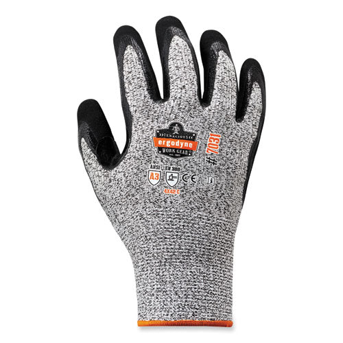 Ergodyne Proflex 7031-case Ansi A3 Nitrile-coated Cr Gloves Gray X-large 144 Pairs/Case