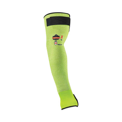 Ergodyne Proflex 7941-pr Cr Protective Arm Sleeve 18" Lime Pair