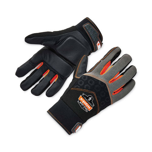 Ergodyne Proflex 9001 Full-finger Impact Gloves Black X-large Pair