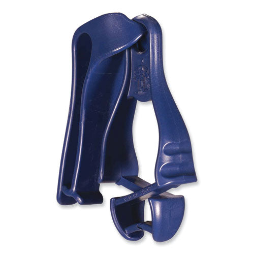Ergodyne Squids 3405md Metal Detectable Belt Clip Glove Clip Holder 1x1x6 Acetal Copolymer Deep Blue