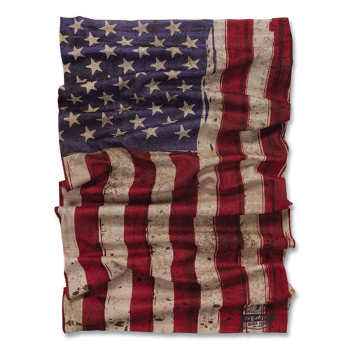 Ergodyne Chill-its 6485 Multi-band Polyester One Size Fits Most American Flag