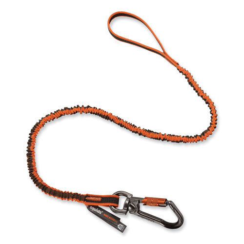 Ergodyne Squids 3109f(x) Tool Lanyard Swiveling Aluminum Carabiner+loop 25 Lb Max Work Cap 38" To 48"