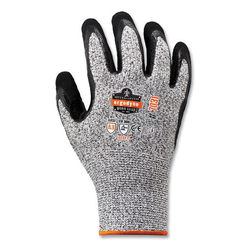 Ergodyne Proflex 7031-case Ansi A3 Nitrile-coated Cr Gloves Gray Medium 144 Pairs/Case