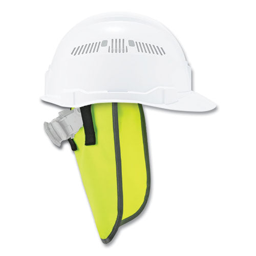 Ergodyne Glowear 8006 Hi-vis Hard Hat Neck Shade 12.25x10.5 Lime