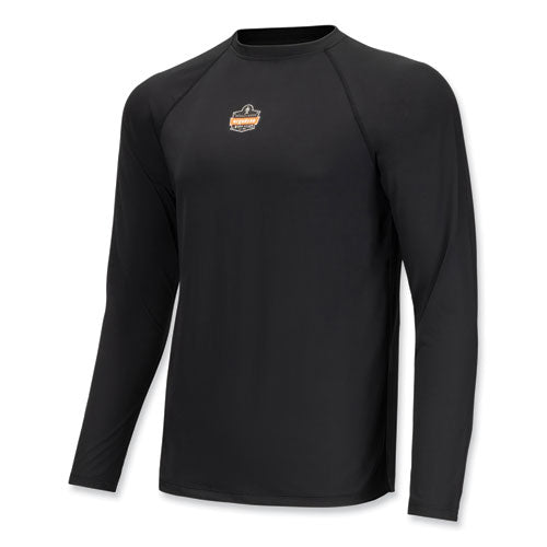 Ergodyne N-ferno 6436 Long Sleeve Lightweight Base Layer Shirt Large Black