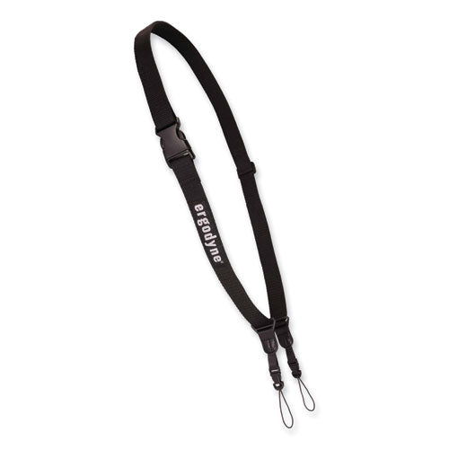 Ergodyne Squids 3134 Barcode Scanner Lanyard Sling 28" To 66" Long Black