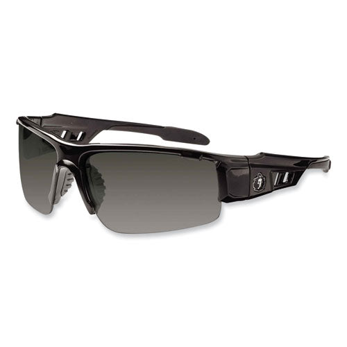 Ergodyne Skullerz Dagr Safety Glasses Black Nylon Impact Frame Polarized Smoke Polycarbonate Lens