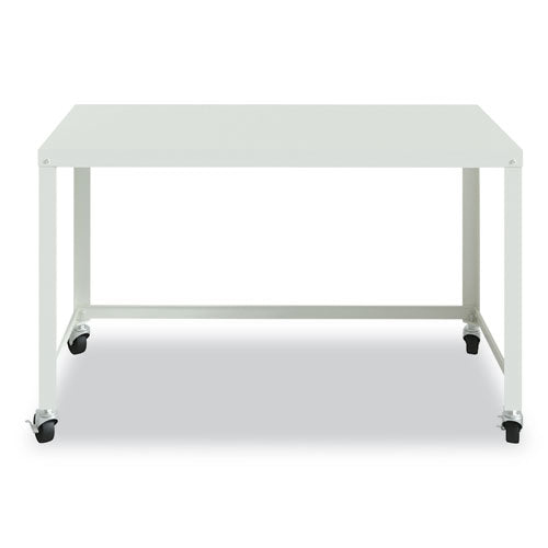 Hirsh Industries Rta Mobile Desk 47.45x23.88x29.6 White
