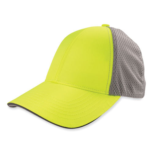 Ergodyne Glowear 8931 Reflective Stretch-fit Hat Cotton/polyester Large/x-large Hi-vis Lime