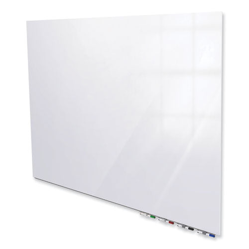 Ghent Aria Low Profile Magnetic Glass Whiteboard 120x48 White Surface