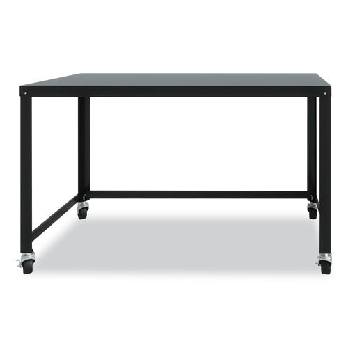 Hirsh Industries Rta Mobile Desk 47.45x23.88x29.6 Black