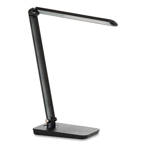 Safco Vamp Led Wireless Charging Lamp Multi-pivot Neck 16.75" High Black