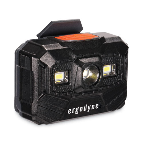 Ergodyne Skullerz 8987 Rechargeable Hard Hat Led Light 2.5x3x2 Black