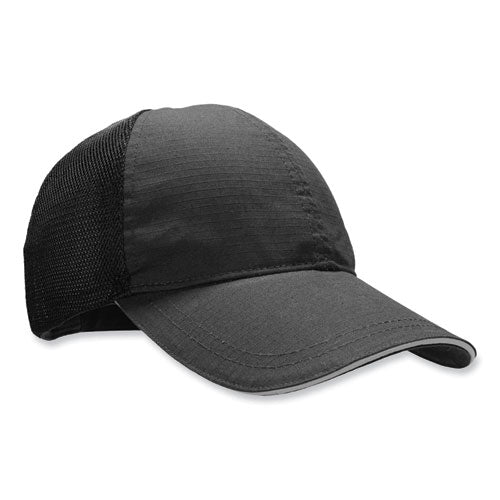 Ergodyne Skullerz 8946 Baseball Cap Cotton/polyester One Size Fits Most Black