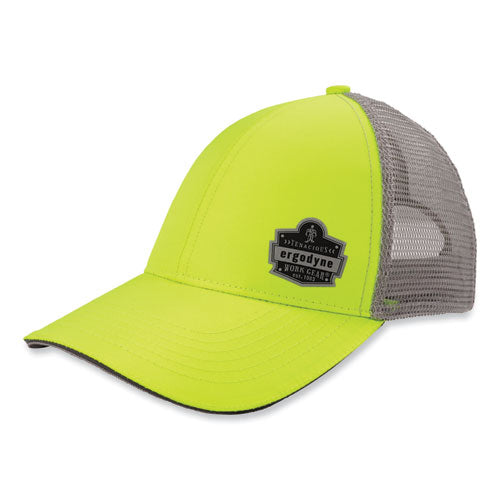 Ergodyne Glowear 8933 Reflective Snapback Hat Cotton/polyester Ergodyne Logo One Size Hi-vis Lime