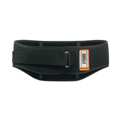 Ergodyne Proflex 1500 Weight Lifters Style Back Support Belt Large 34" To 38" Waist Black