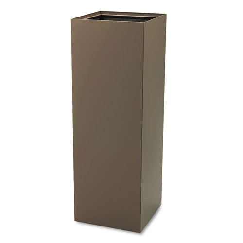 Safco Public Square Recycling Receptacles Paper Recycling 42 Gal Steel Brown