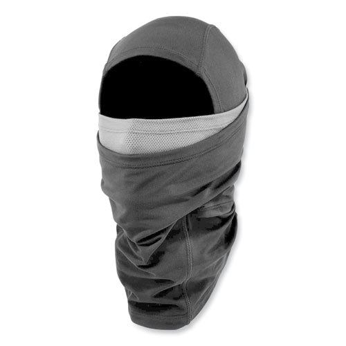 Ergodyne N-ferno 6844 Dual-layer Balaclava Face Mask Nylon; Spandex One Size Fits Most Black