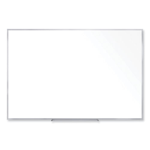 Ghent Non-magnetic Whiteboard With Aluminum Frame 60.63x48.47 White Surface Satin Aluminum Frame