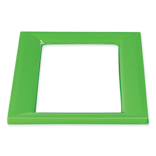 Safco Mixx Recycling Center Lid 9.87wx19.87dx0.82h Green