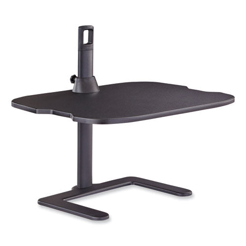 Safco Stance Height-adjustable Laptop Stand 26.9x18x1.25 To 15.75 Black Supports 15 Lbs