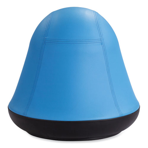 Safco Runtz Swivel Ball Chair Backless Supports Up To 250 Lb Baby Blue Vinyl