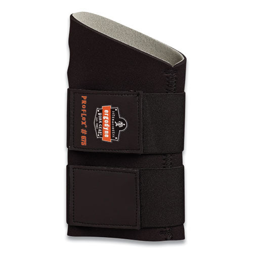 Ergodyne Proflex 675 Ambidextrous Double Strap Wrist Support Small Fits Left Hand/right Hand Black