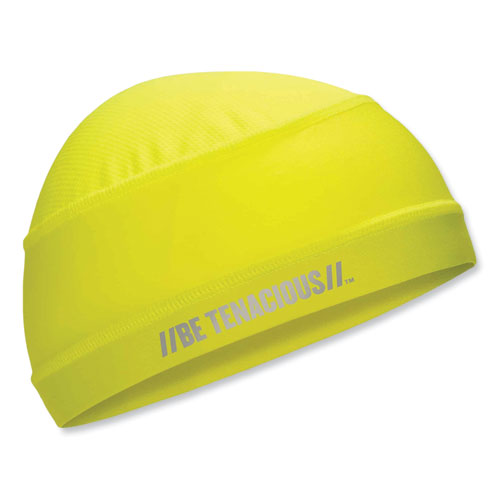 Ergodyne Chill-its 6632 Performance Knit Cooling Skull Cap Polyester/spandex One Size Fits Most Lime