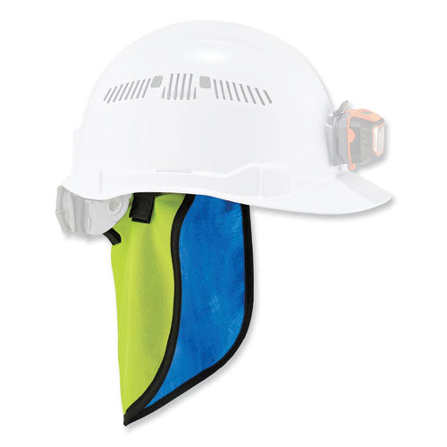 Ergodyne Chill-its 6670ct Cooling Hard Hat Neck Shade - Pva 14.75x10.5 Lime