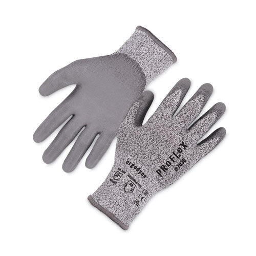 Ergodyne Proflex 7030 Ansi A3 Pu Coated Cr Gloves Gray X-large 12 Pairs/pack