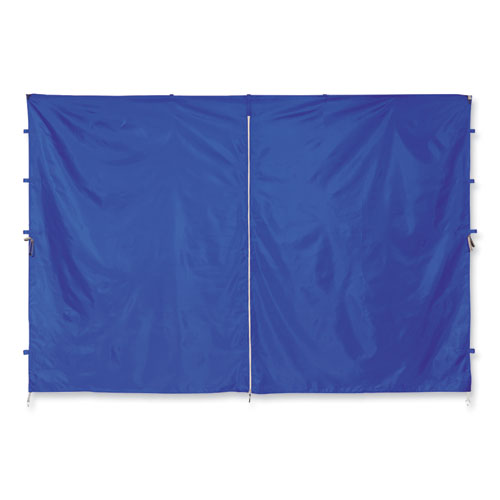 Ergodyne Shax 6096 Pop-up Tent Sidewall With Zipper Single Skin 10 Ftx10 Ft Polyester Blue