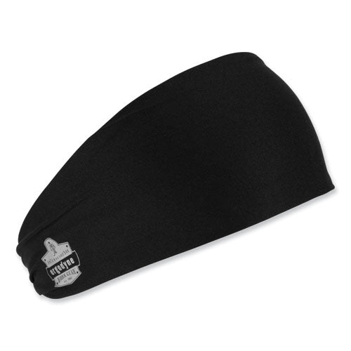 Ergodyne Chill-its 6634 Performance Knit Cooling Headband Polyester/spandex One Size Fits Most Black