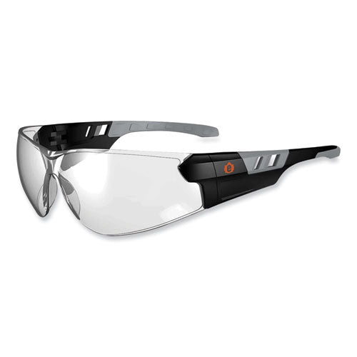 Ergodyne Skullerz Saga Frameless Safety Glasses Black Nylon Impact Frame Indoor/outdoor Polycarb Lens