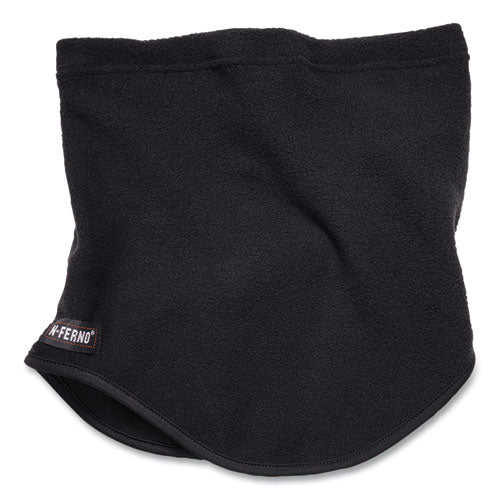 Ergodyne N-ferno 6960 Fleece Neck Gaiter Fleece One Size Fits Most Black