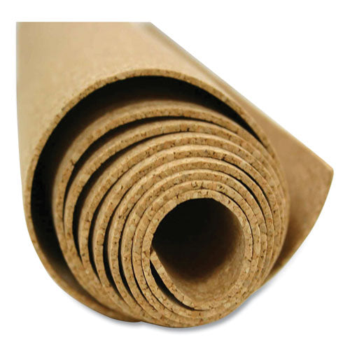 Ghent Natural Cork Roll 0.25" Thick 144x48.5 Natural Brown Surface