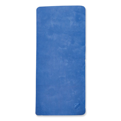 Ergodyne Chill-its 6601 Economy Evaporative Pva Cooling Towel 29.5x13 One Size Fits Most Pva Blue