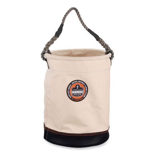 Ergodyne Arsenal 5730 Leather Bottom Canvas Hoist Bucket 150 Lb White