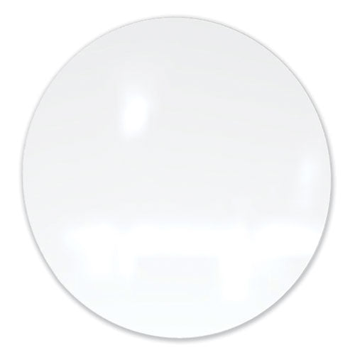 Ghent Coda Low Profile Circular Magnetic Glassboard 24 Diameter White Surface