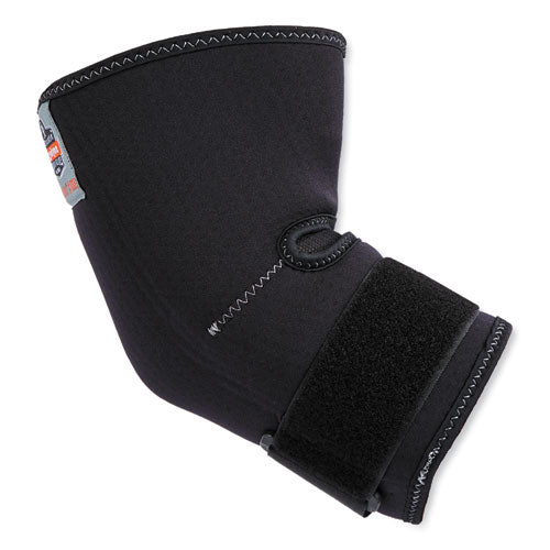 Ergodyne Proflex 655 Compression Arm Sleeve With Strap Medium Black