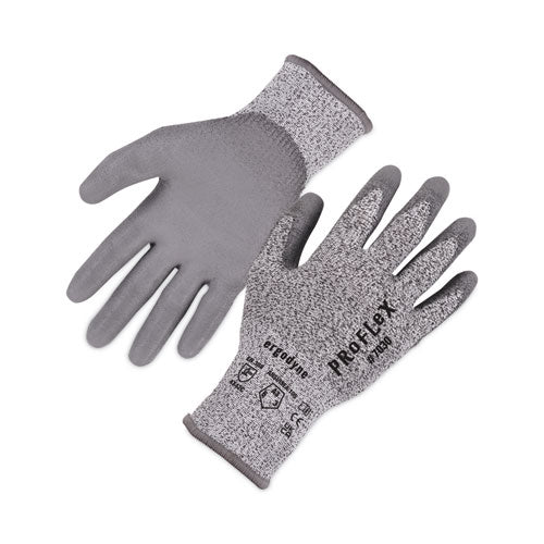 Ergodyne Proflex 7030 Ansi A3 Pu Coated Cr Gloves Gray 2x-large 12 Pairs/pack