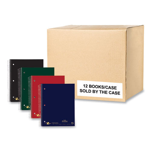 Roaring Spring Wirebound Notebook W/tabs 5-subject College Rule Randomly Asst Covers (200) 11x8.5 Sheets 12/ct Ships In 4-6 Bus Days