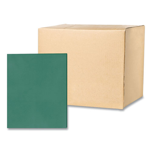 Roaring Spring Pocket Folder 0.5" Capacity 11x8.5 Green 25/box 10 Boxes/Case