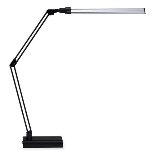 V-Light Led Ultra Slim Lamp With Swing Arm 21.5" High Black/silver