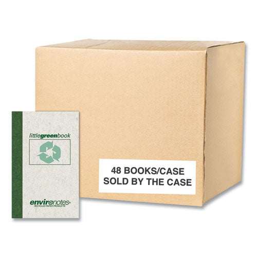 Roaring Spring Little Green Memo Book Narrow Rule Gray Cover (60) 5x3 Sheets 48/Case
