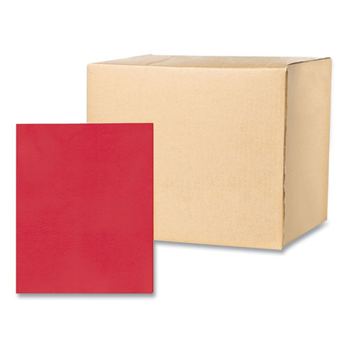 Roaring Spring Pocket Folder 0.5" Capacity 11x8.5 Red 25/box 10 Boxes/Case