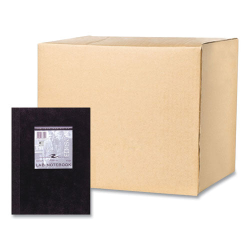 Roaring Spring Lab And Science Black Notebook Quad Rule (5 Sq/in) Black Cover (60) 11x8.5 Sheets 24/Case