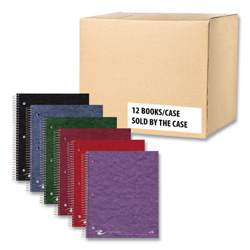 Roaring Spring Subject Wirebound Notebook 4-subject Med/college Rule Randomly Asst Cover (200) 11x9 Sheets 12/ct Ships In 4-6 Bus Days