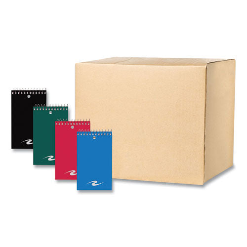 Roaring Spring Memo Pad Randomly Assorted Cover Color Narrow Rule 75 White 3x5 Sheets 72/Case