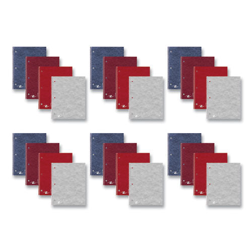 Roaring Spring Stasher Wirebound Notebooks 1-subject Med/college Rule Randomly Asst Cover (100) 11x9 Sheets 24/ctships In 4-6 Bus Days