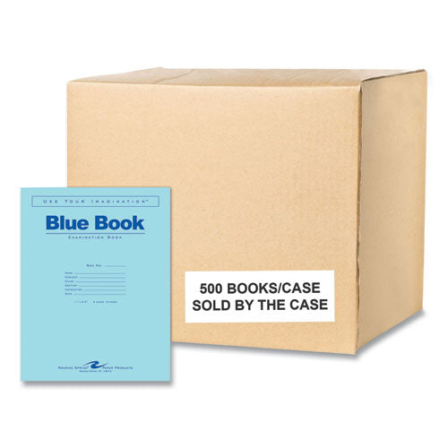 Roaring Spring Examination Blue Books Wide/legal Rule Blue Cover (8) 11x8.5 Sheets 500/Case